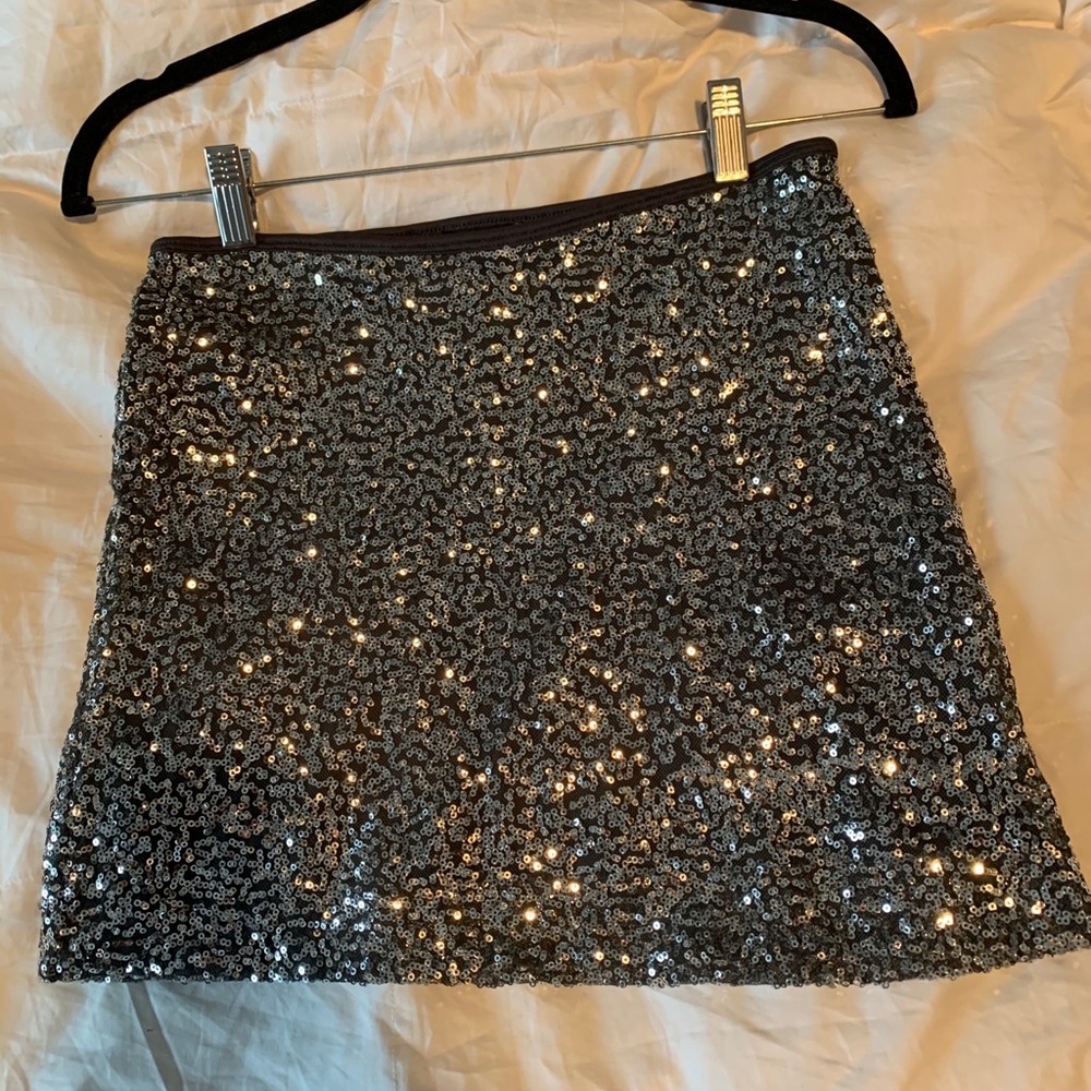 Sparkly black express skirt